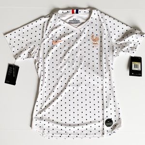WOMENS NIKE DRI-FIT TEAM FRANCE SOCCER JERSEY